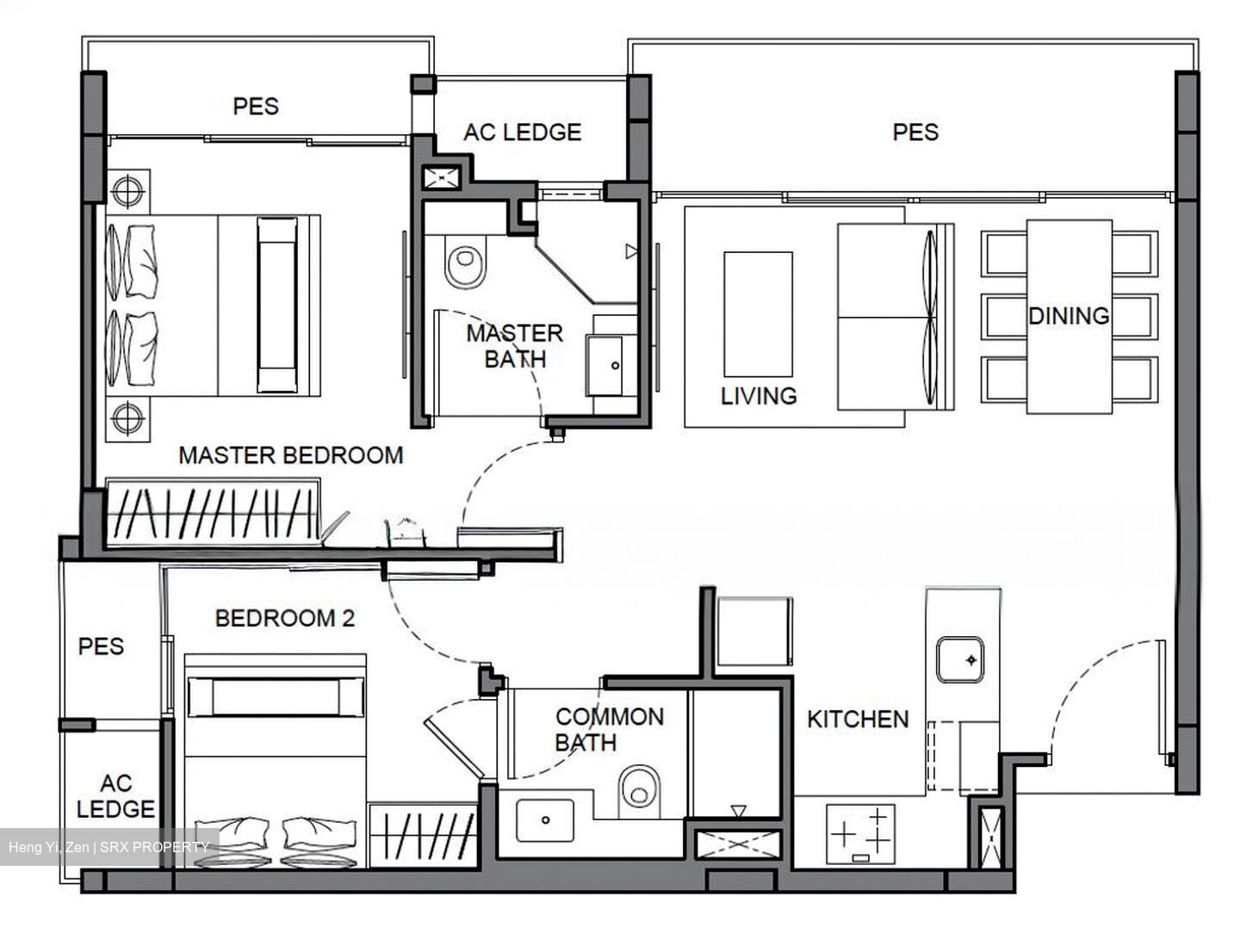 The Enclave . Holland (D10), Apartment #628512051
